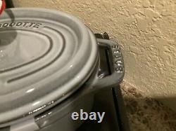 NEW Staub Cast Iron 1 quart OVAL French Oven Cocotte with Lid GRAPHITE GREY