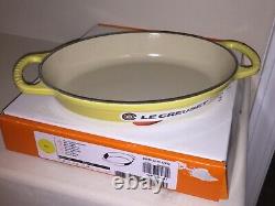 NIB NEW Le Creuset Oval Baker 1 qt 11 with Handles Cast Iron Soleil Yellow