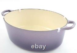 New In Box Le Creuset Oval Cast Iron Dutch Oven Provence Blue Bell Purple 8 Qt