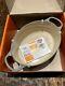 New Le Creuset Enameled Cast Iron Signature Oval Dutch Oven, 3.5 qt, Oyster