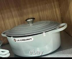 New Le Creuset Signature Oval Dutch Oven, 6.75 Qt in Sea Salt