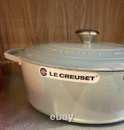 New Le Creuset Signature Oval Dutch Oven, 6.75 Qt in Sea Salt