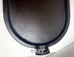 Oval Cast Iron Griddle / Sad Iron Heater Number 8