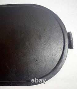 Oval Cast Iron Griddle / Sad Iron Heater Number 8