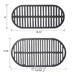 Oval Cast Iron Grill Portable Charcoal Tabletop Cast Iron Skillet Camping Stove