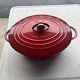 Paul Bocuse Nomar Red Cast Iron Oval Roaster Dutch Oven #31 Made In France
