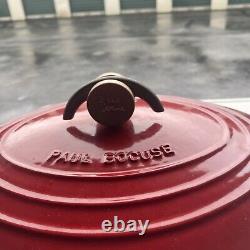 Paul Bocuse Nomar Red Cast Iron Oval Roaster Dutch Oven #31 Made In France