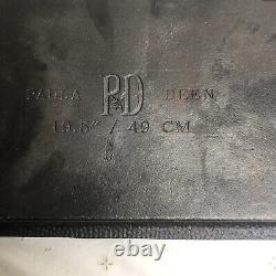 Paula Deen Hammered Cast Iron Griddle 19.5 Oval! VERY HEAVY! Pre-owned