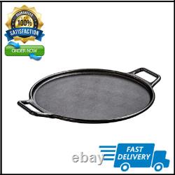 Pre-Seasoned Cast Iron Baking Pan with Loop Handles for Kitchen 14 Black