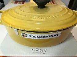QUINCE-Le Creuset Signature 3.5 Qt Oval Enameled Cast Iron- New in Box