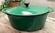 RARE VTG 1960's Cousances #20 (Le Creuset) Cast Iron Dutch Oven Hunter Green EUC