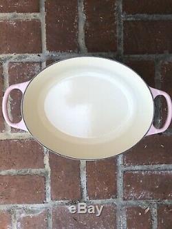 Rare Discontinued Le Creuset Chiffon Pink Oval 6.75 Qt Brand New