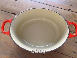 Red Cerisse (retired) Le Creust #23 Oval Dutch Oven 2 3/4 Quart Never Used