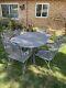 Russell Woodard Oval Patio Set With 6 Chairs Mid Century Modern Vintage