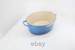 SEE NOTES Le Creuset LS2502-4059SS Enameled Cast Iron Oval Dutch Oven Marseille