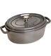 STAUB Cast Iron Oval Cocotte, Dutch Oven, 5.75-quart, serves 5-6, Made in France