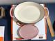 Set of Le Creuset Cast Iron Oval Baker 1qt 9.5 + Spoon Rest in Sugar Pink NIB