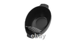 Staub Cast Iron 2-qt Mussel Pot Matte Black