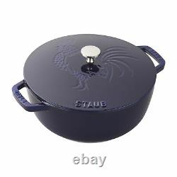 Staub Cast Iron 3.75-qt Essential French Oven Rooster