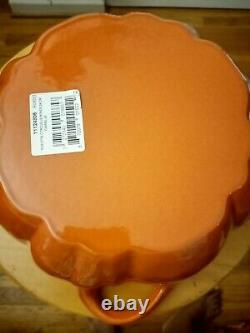 Staub Cast Iron 5-qt Pumpkin Cocotte Burnt Orange Cinnamon Brand New in Box