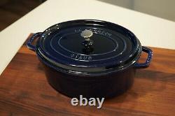 Staub Cast Iron 7-qt Oval Cocotte Used