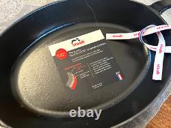 Staub Cast Iron Enamel Oval Gratin 9 3/4 X 6 7/8 New Graphite Gray