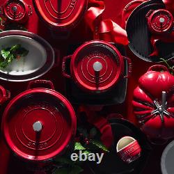 Staub Cast Iron Oval Cocotte, Dutch Oven, 7-quart, serves 7-8, Made in France