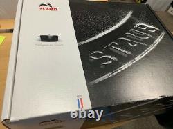 Staub Oval Cocotte 7Qt Black Matte 1103325 new in box