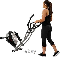 Sunny Health & Fitness SF-E905 Elliptical Machine Cross Trainer with 8 Level Res