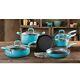 The Pioneer Woman Vintage Speckle & Cast Iron 10-Piece Non-Stick Cookware Set