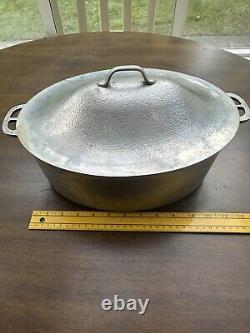 Thermo O Craft Cast Iron Oval Roaster 7 Quart Rare/Vintage