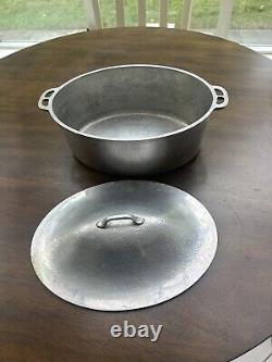 Thermo O Craft Cast Iron Oval Roaster 7 Quart Rare/Vintage