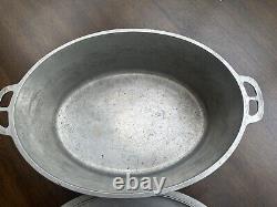 Thermo O Craft Cast Iron Oval Roaster 7 Quart Rare/Vintage