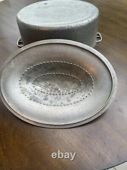 Thermo O Craft Cast Iron Oval Roaster 7 Quart Rare/Vintage