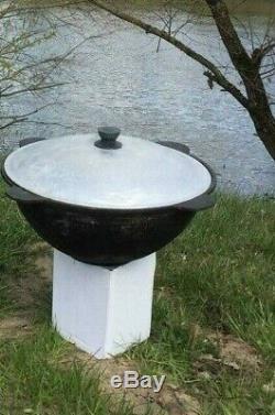 Uzbek Kazan Cast Iron Plov Cauldron For Cooking Shurpa Lagman Qazon Utschak 10l