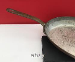 VTG Copper 10 In Frying Pan By Mauviel With No Makers Mark Oval Made In France