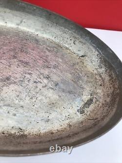 VTG Copper 10 In Frying Pan By Mauviel With No Makers Mark Oval Made In France