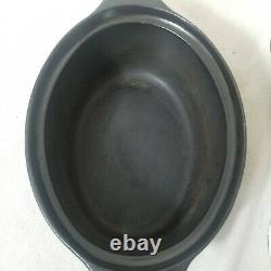 Vintage COOKWELL OVEN PROOF Cast Iron Dutch Oven Set Of 2 Oval #10 Round #7