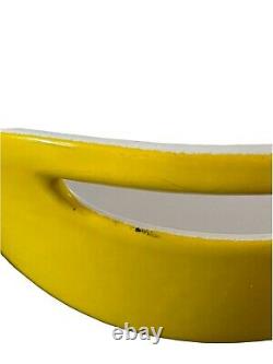 Vintage COPCO Michael Lax Design Denmark Cast Iron Enamel Paella Pan Yellow 13