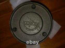 Vintage Copco Michael Lax Blue Enamelware Enamel Cast Iron Fondue Pot Pan MCM
