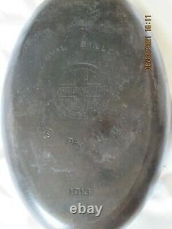 Vintage GRISWOLD Oval Fish Skillet #15 Cast Iron #1013