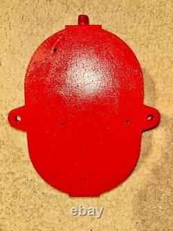 Vintage Gamewell CAST IRON Oval Fire Alarm Box With Quick Action Door