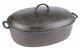 Vintage Griswold No 7 (2631/2632) Cast Iron Oval Roaster Seasoned Cond Read
