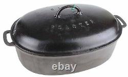 Vintage Griswold No 7 (2631/648) Cast Iron Oval Roaster Seasoned Cond
