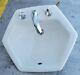 Vintage Kohler Drop in Cast Iron Sink 2904 Bathroom Oval Bath White