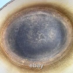 Vintage LE CREUSET Enameled 11.5 Cast Iron Oval Dutch Oven F Orange Flame