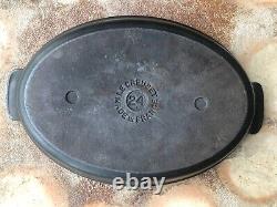 Vintage Le Creuset Au Gratin Dish #24 Matte Black Oval Open Baker Roasting Pan