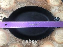 Vintage Le Creuset Au Gratin Dish #24 Matte Black Oval Open Baker Roasting Pan