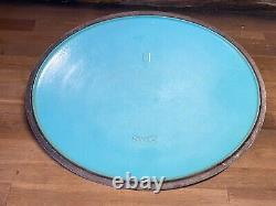 Vintage Le Creuset Cast Iron Enamel Oval Dutch Oven Pot H 9.5 Quart