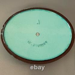 Vintage Le Creuset Dutch Oven Paris Blue Turquoise A 2-Quart Oval Ribbed PY3